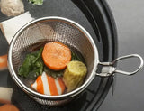 Stainless Steel Round Hot Pot Basket (set of 2)