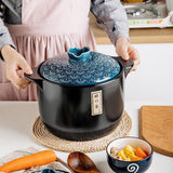 Non-Stick Heat Resistant Ceramic Clay Casserole (Assorted Print on Lid)