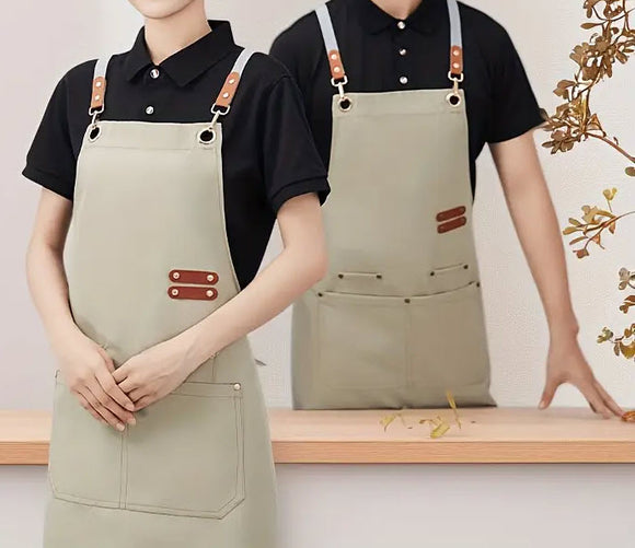 Full Length Bistro Chef Apron with pockets