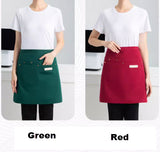 Half Length Bistro Chef Apron with pockets
