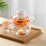 Glass Tea Warmer 5.3 in/13.5cm Diameter (Candle not Included)
