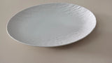 Steam Fish Oval Porcelain Plate 11.5" Matt White (set of 2)