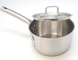 18/8 Stainless Steel 5-ply bottom Milk Pan (16cm)