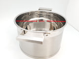 5-ply bottom Soup Pot w/Tinted Glass Lid, Cool Grip Handles