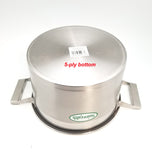 Stainless Steel 5-Ply bottom Soup Pot 5.9 Quart