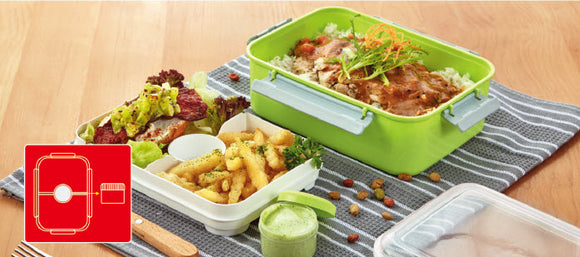 Microwavable 2-layer Insulated Lunch Box -1.4L (non-insulated)
