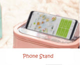 Insulated 18/8 Stainess Steel Lunch box with Built-in phone stand