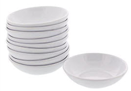 Porcelain Sauce Dish - Fable White (Set of 10)