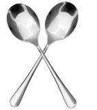 Restaurant Style Stainless Steel Ultra Large Serving Spoon - (set of 2)