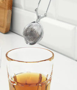 Stainless Steel Tea Strainer with Clip Handle